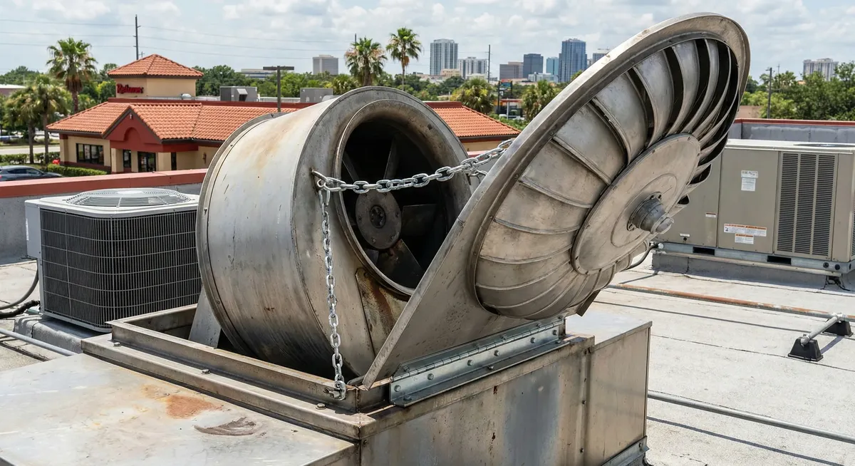 Dallas Kitchen Exhaust Fan Cleaning & Rooftop Degreasing